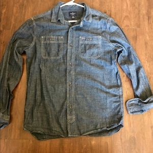 American Eagle Denim button up